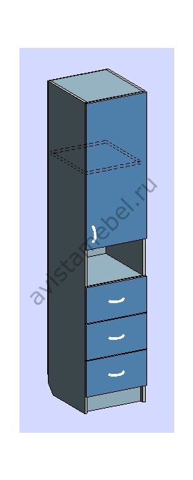 Шкаф ШДЗ-1-3 Ависта